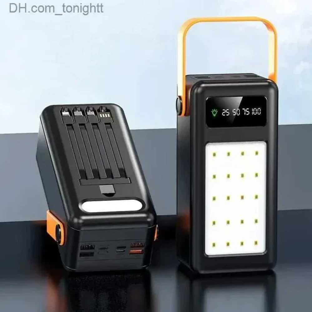 Power Bank 100000mAh – Recharge Solaire & Capacité Géante